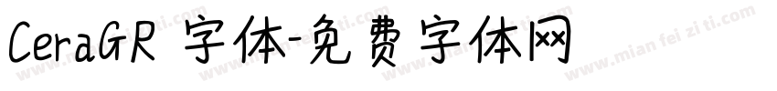 CeraGR 字体字体转换